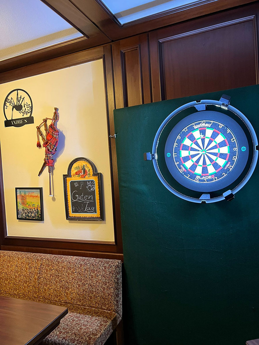 Dudelsack Dart Scheibe